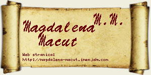 Magdalena Macut vizit kartica